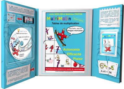 MultiMalin - Coffret Conjugaison du Passé (Livret + DVD + Jeu de Cartes) -  Apprendre la Conjugaison du Passé avec plaisir - Mémorisation Ludique et  Durable