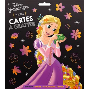 DISNEY PRINCESSES - Pochette Cartes à gratter