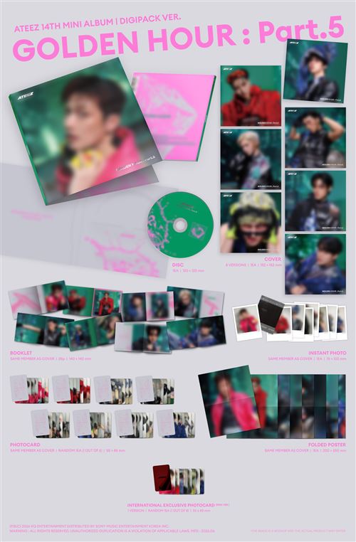 Golden Hour, Part 5 - Member Digipack / Signed Edition - Ateez