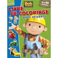 Bob the builder livre de coloriage avec autocollants