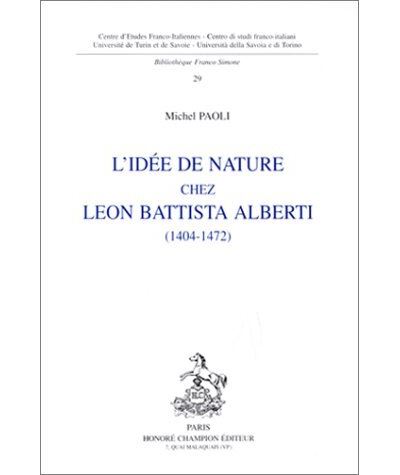 L'idee de nature chez leon battista alberti