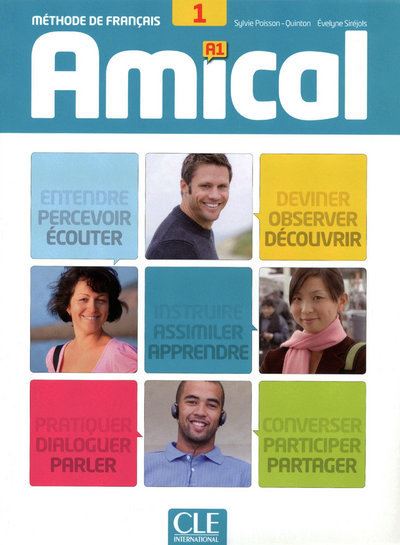 Amical niveau 1 eleve + cd audio - methode de francais