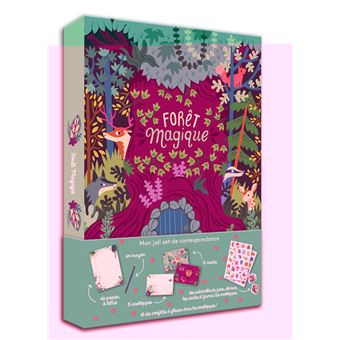 Ma papeterie créative - forêt magique - mon joli set de correspondance