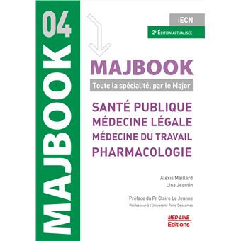 Majbook Santé publique, médecine légale, médecine du travail et pharmacologie