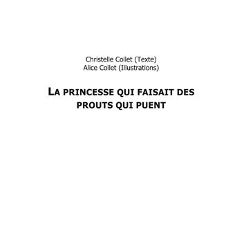 La princesse qui faisait des prouts qui puent