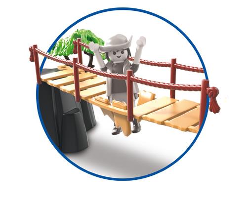 Playmobil Wild Life 5557 Cabane des aventuriers dans les arbres - Playmobil  - Achat & prix