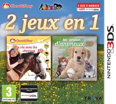 2JEUX EN1 CHEVAUX+MA PENSION ANIM-BB CAL