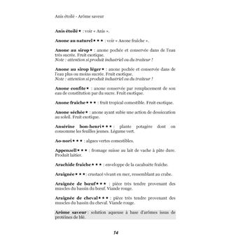 Dictionnaire alimentaire du régime sans gluten