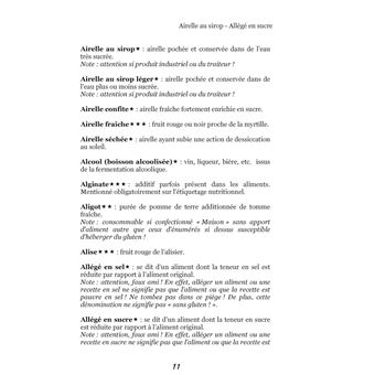 Dictionnaire alimentaire du régime sans gluten