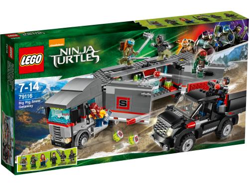 Lego teenage mutant ninja turtles - 79116 - jeu de construction - l'évasion en camion