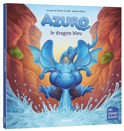 Azuro, le dragon bleu (grand format)