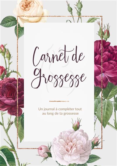 Carnet De Grossesse - Un journal à compléter tout au long de ta grossesse   Livre et Cadeau Grossesse