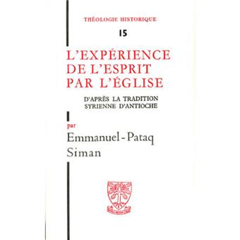 L'expérience de l'Esprit par l'Eglise