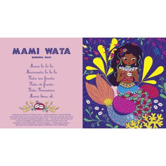 Mes premières chansons africaines - Livre sonore avec 6 ppuces - Dès 1 an