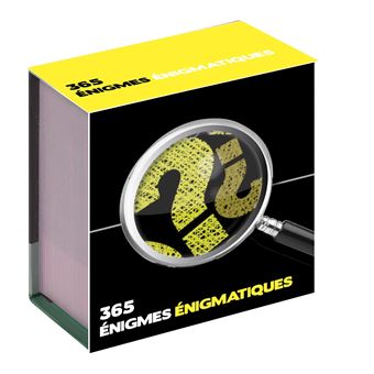Mini Calendrier 365 Jours D Enigmes Cartonne Collectif Achat Livre Fnac