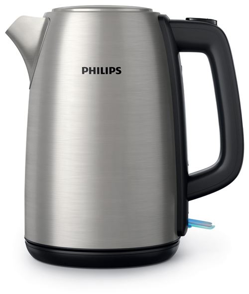 Philips Hd9351/90 Bouilloire En Métal, 2200W, 1,7L, Couvercle Articulé