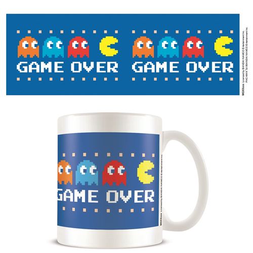 Mug Pac-Man Game Over blanc