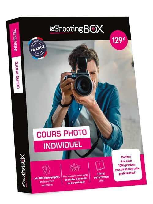 E-carte cadeau Cours photos individuel 129€