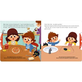 Mes petits rituels - Que fais-tu le matin ? - Tourne et choisis à chaque page !