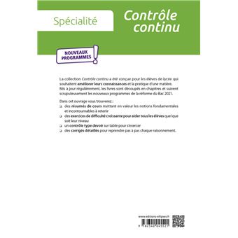 Spécialité BPH - Biologie et physiopathologie humaines - Première ST2S