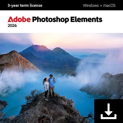 Adobe Photoshop Elements 2026 (Windows/Mac)