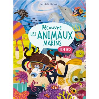 Découvre les animaux marins en BD