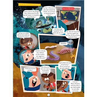Découvre les animaux marins en BD