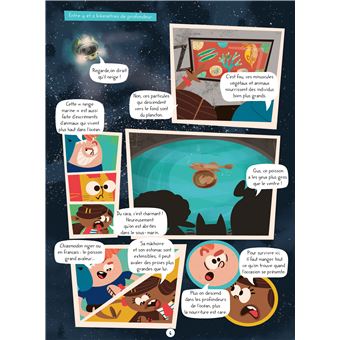 Découvre les animaux marins en BD