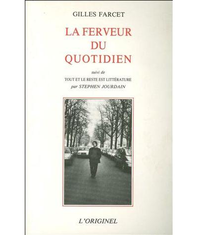 La ferveur du quotidien -  Farcet - broché