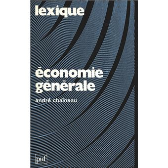 Lexique / économie générale