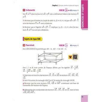 ABC BAC Excellence Maths terminale