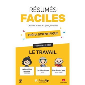 Résumés faciles - Le travail - Prépas scientifiques 2022-2023