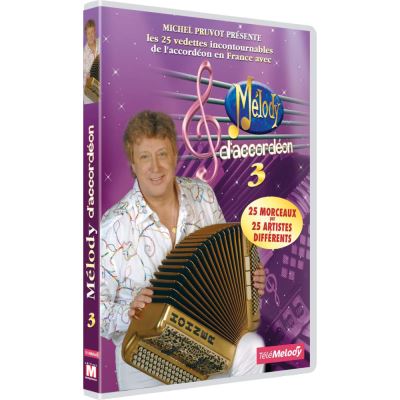 Mélody d'accordéon Volume 3 DVD