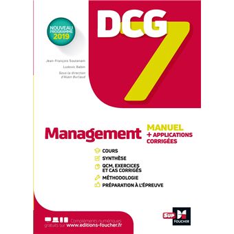 DCG 7 - Management - Manuel et applications