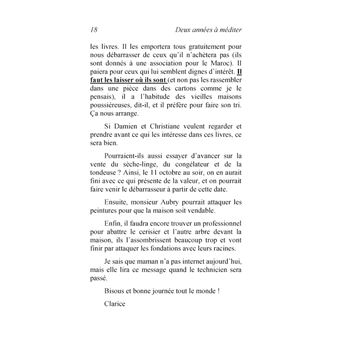 Deux Années à Méditer