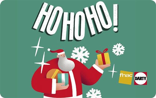 E-carte cadeau Fnac Darty Ho Ho Ho 30E