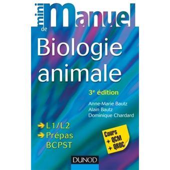 Biologie animale : fonctions de relation