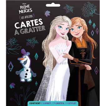 LA REINE DES NEIGES - Pochette Cartes à gratter - Disney
