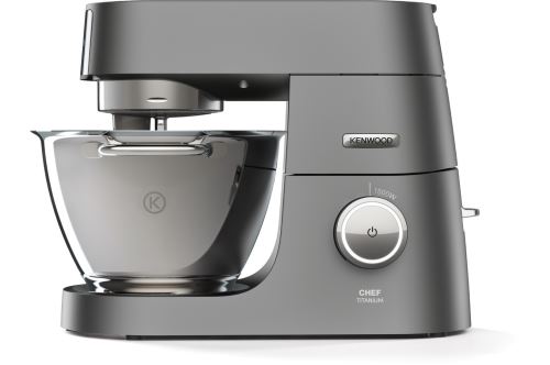 Kenwood Chef Titanium 1500 W 4.6L Argent – Robot De Cuisine (4,6 L, Argent, Rotatif, Acier Inoxydable, Aluminium, 1500 W)