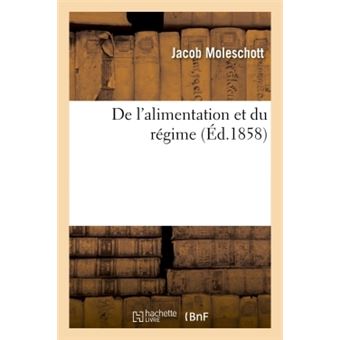 De l'alimentation et du régime