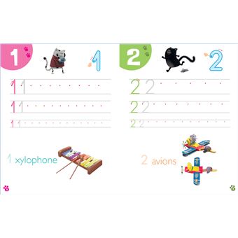 Splat & Harry - Mon cahier ardoise : Les chiffres (dès 4 ans)