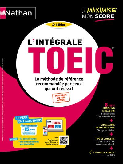 L'intégrale TOEIC - La méthode de référence pour réussir son TOEIC - 2022 - Serena Murdoch-Stern - broché