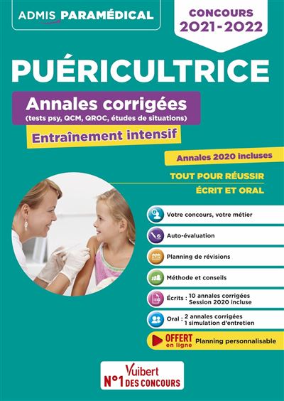 Concours Puéricultrice - Annales corrigées - Sujets 2020 - Mandi Gueguen - broché