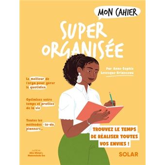 Mon cahier Super organisée - Avec 12 cartes power motivation
