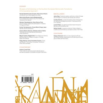 50 years of Scholarship on the Southern European Democratic Transitions: A Comparative Approach