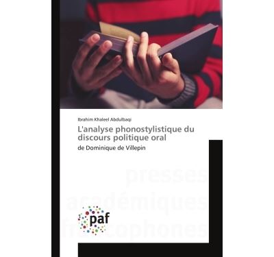 Lanalyse phonostylistique du discours politique oral