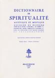 Dictionnaire de spiritualité, fascicule 80, 81 et 82