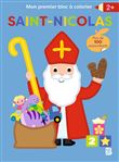Bloc à colorier avec autocollants - Saint Nicolas