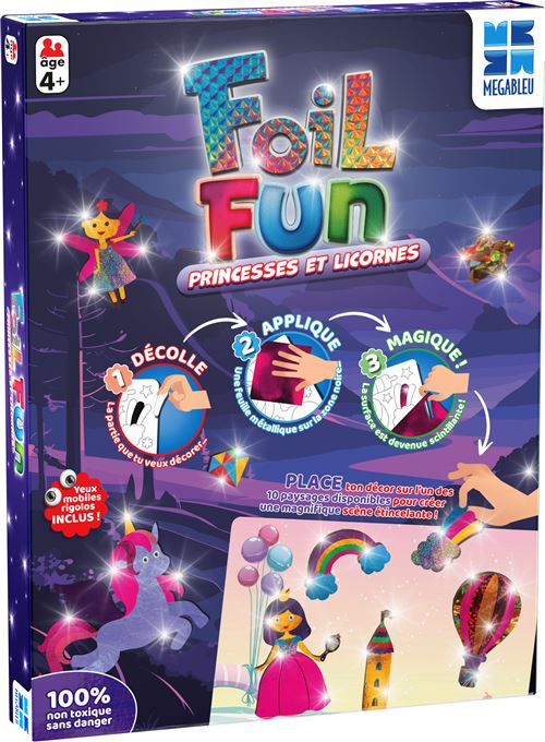 Megableu Foil Fun Princesses Et Licornes