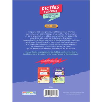 Dictées coachées CM1-CM2